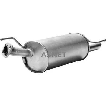 Tlumič výfuku Zadní tlumič výfuku ASMET 14.054