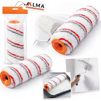 Malířský váleček MALÍŘSKÝ VÁLEČEK NÁHRADNÍ NÁPLŇ PRO MALOVÁNÍ STĚN POLIAKRYL SILNÝ ZÁSOBNÍK 8x58x250 mm