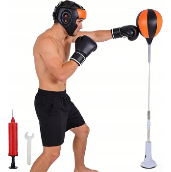 BOXERSKÁ HRUŠKA TRÉNINKOVÁ STOJÍCÍ NASTAVITELNÁ 135-155cm sada box
