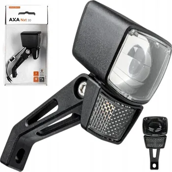 Cyklosvítilna Přední světlo AXA NXT 30 luxów Steady Switch