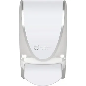 Dávkovač mýdla Ruční nástěnný dávkovač mýdla Proline 1000 ml, bezbarvý, bílý