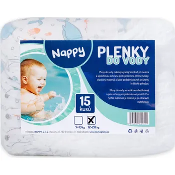 Dětské zboží Nappy natahovací pleny do vody 12-20 kg, 15ks