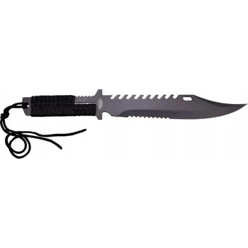 Kuchyňský nůž NŮŽ NŮŽ SURVIVOR USA S PEVNOU ČEPELÍ 34 cm HK-769BK