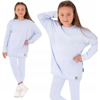 Chlapecká mikina MAZE DĚTSKÁ BAVLNĚNÁ MIKINA BASICKIDS OVERSIZE 140