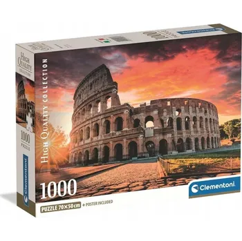 Puzzle Puzzle 1000 dílků 39985 Koloseum Římský západ slunce Clementoni Compact