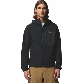 Pánská softshellová bunda Columbia Tall Heights III Hooded Softshell M 2155181010 - black XXL