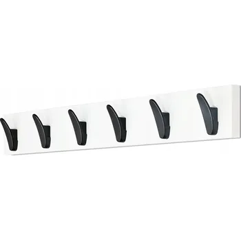 Věšák Bílý kovový Šatní ramínko Furniteco