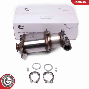 Filtr pevných částic Filtr sazových částic, výfukový systém ESEN SKV 62SKV521