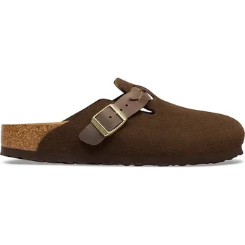 Dámské pantofle Semišové pantofle Birkenstock Boston Braided 1031716 hnědá 89X, EUR 36