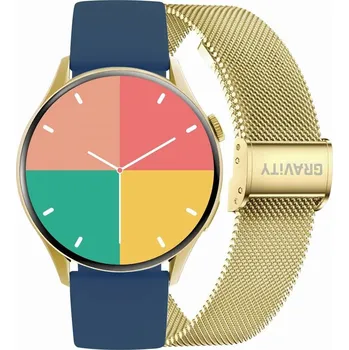 Hodinky Chytré Hodinky Gravity GT11-4 zlaté