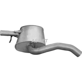 Tlumič výfuku Střední tlumič výfuku ASMET 03.053