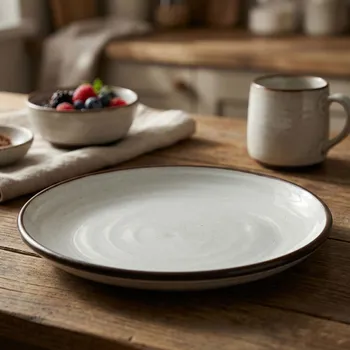 Talíř Dezertní talíř MONDEX BASIC NATURE 21 cm