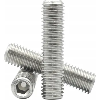 Šroub M5X4 Śruba Dociskowa Nerezový imbusový šroub, 10 ks