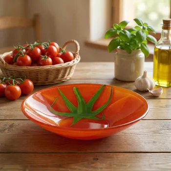 Miska rajče MONDEX ARIA FRESH 18×18×4,5 cm červená