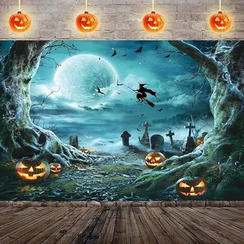 Obraz Fotografické pozadí Látkový banner Motiv Halloween 210x150 cm