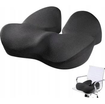 Polštář ORTOPEDICKÝ POLŠTÁŘ NA SEDADLO BEDERNÍ PRO ŽIDLI KŘESLO DO AUTA