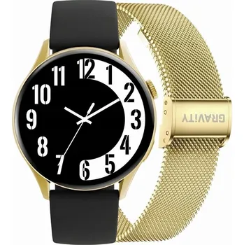 Hodinky Chytré Hodinky Gravity GT11 - zlaté provedení