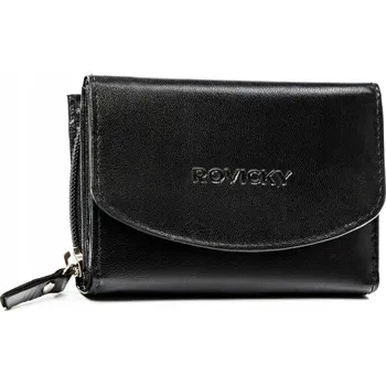 Peněženka Rovicky dámská peněženka z pravé kůže černá