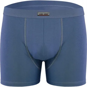 Boxerky Pánské boxerky BM03 jemné bavlněné přiléhavé Jeans M
