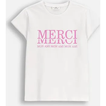 Chlapecké tričko Dětské Tričko Bílé pro Dívku Velikost 140 Coccodrillo WC6