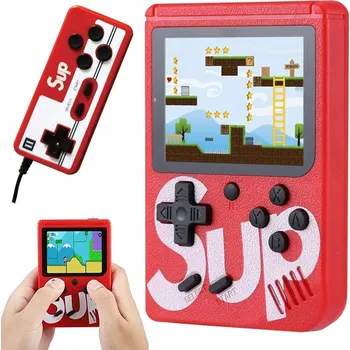 Herní konzole Přenosná retro herní konzole s LCD displejem + gamepad, vestavěné hry SP-1564