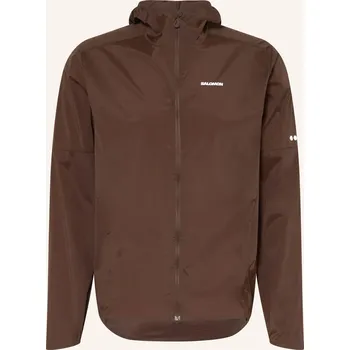 Pánská bunda Salomon Pánská Běžecká Bunda Sense Aero Wind, tmavě hnědá, 54