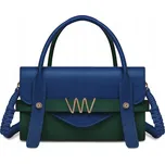 Vuch kabelka přes rameno z pravé kůže zelená