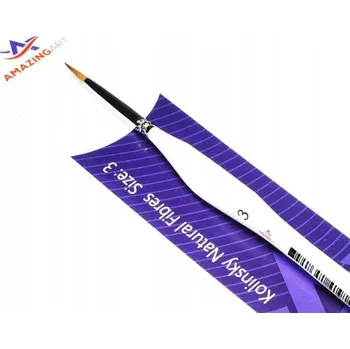 Umělecký štětec AMAZING ART - ŠTĚTEC KOLINSKY KULATÝ 3