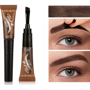 Barva na vlasy Gel Barva na obočí Trvalé barvení Tetování tmavě hnědá barva XXL 02