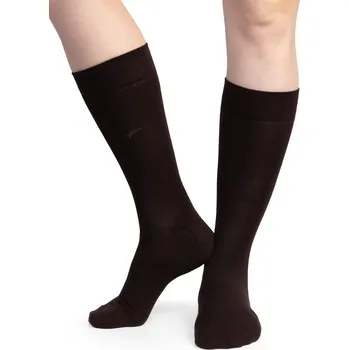 Pánská móda FERATT Pánské bambusové ponožky světle hnědé Velikost: 43-46