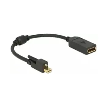 Video kabel Delock kabel mini Displayport 1.2 se šroubky Displayport 4K (62638)