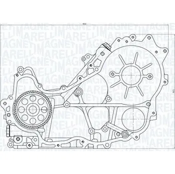 Olejové čerpadlo Olejové čerpadlo MAGNETI MARELLI 351516000118