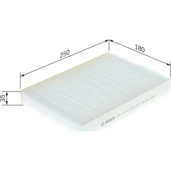 Klimatizace automobilu Filtr, vzduch v interiéru BOSCH 1 987 435 057