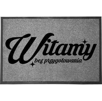 Rohožka ŠEDÁ VSTUPNÍ ROHOŽKA 60X40 CM PŘED DVEŘE - BEZ NUTNOSTI ÚPRAVY