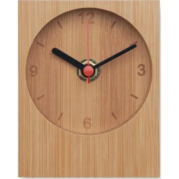 Hodiny Bambusové stolní hodiny / hodiny na stůl nebo do kanceláře