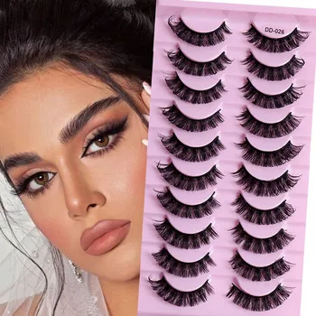 Umělé řasy Umělé Řasy 10 Párů pro Denní Líčení Nude