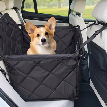 přepravka pro zvíře K9 AUTOSEDAČKA Pro Psa Skládací Voděodolná Přepravka s Pásy