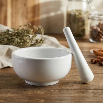 Hmoždíř Hmoždíř s tloučkem MONDEX BASIC 15×15×7,8 cm bílý