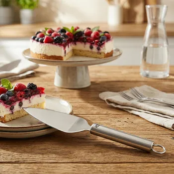 Příbor Zoubkovaná lopatka na dort EXCELLENT HOUSEWARE 27 cm stříbrná