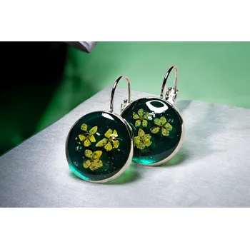 Náušnice Smaragdová louka