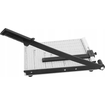 Kancelářská technika GILOTINOVÁ ŘEZAČKA NA PAPÍR A4 ŘEZAČKA STROJNÍ NŮŽKOVÝ OŘEZÁVAČ KOVOVÁ PŘESNÁ