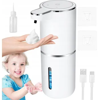 Dávkovač mýdla Bezkontaktní Dávkovač Mýdla a Tekutin 380ml Automatický Dávkovač Velký USB IR