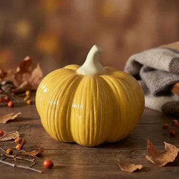 Figura dýně MONDEX MAVE 12x12x9,5 cm žlutá