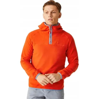 Pánská mikina Regatta Kathan PÁNSKÁ MIKINA FLEECOVÁ S KAPUCÍ Hooded Fleece Jacket na půl zipu XXL P167