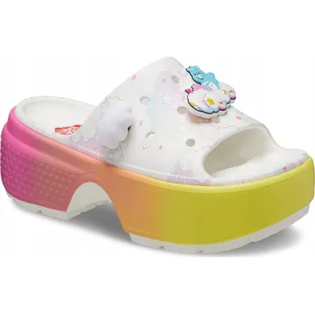 Dámské pantofle Crocs Dámské Boty Nazouváky na Platformě Stomp Care Bears 210108 Nazouváky Velikost 42-43