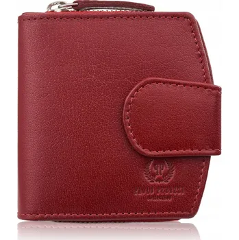 Peněženka Paolo Peruzzi dámská peněženka z pravé kůže červená