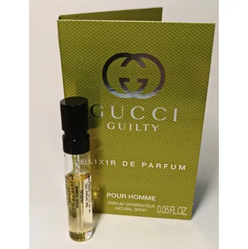 Pánský parfém Gucci Guilty ELIXIR DE PARFUM Pour Homme 1,5ml vzorek s rozprašovačem