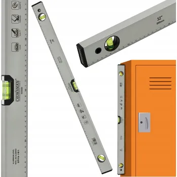 Vodováha Poziomica 80cm Aluminiowa Poziomnica S Magnetem 3 Libely Rozměry 800mm