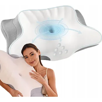 Polštář ORTOPEDICKÝ POLŠTÁŘ PAMĚŤOVÁ PĚNA ERGONOMICKÝ KRČNÍ PROTI BOLESTI