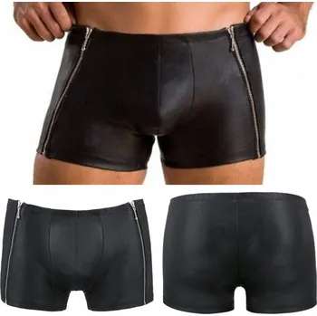 Pánské spodní prádlo Spodní prádlo boxerky 049 Short Matt černé S/M - Casmir